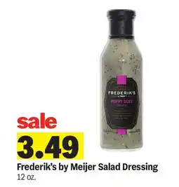 Meijer Frederik's by Meijer Salad Dressing offer