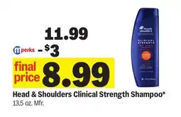 Meijer Head & Shoulders Clinical Strength Shampoo offer