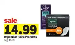 Meijer Depend or Poise Products offer
