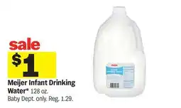 Meijer Meijer Infant Drinking Water offer