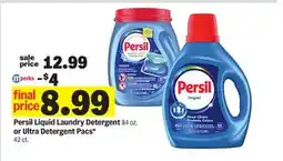 Meijer Persil Liquid Laundry Detergent 84 oz. or Ultra Detergent Pacs offer