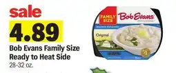 Meijer Bob Evans Family Size Ready to Heat Side offer