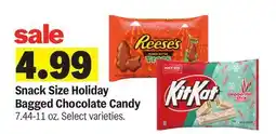Meijer Snack Size Holiday Bagged Chocolate Candy offer