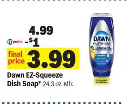 Meijer Dawn EZ-Squeeze Dish Soap offer