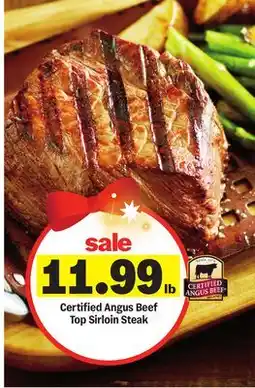 Meijer Certified Angus Beef Top Sirloin Steak offer