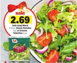 Meijer Dole Salad Blend 5-12 oz., Classic Romaine 9 oz. or Greener Selection 11 oz offer