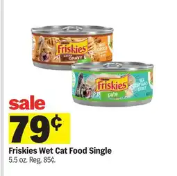 Meijer Friskies Wet Cat Food Single offer