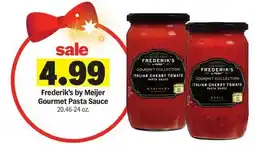 Meijer Frederik's by Meijer Gourmet Pasta Sauce offer