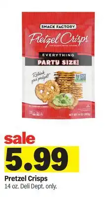 Meijer Pretzel Crisps offer