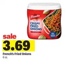 Meijer French's Fried Onions offer