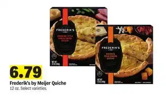Meijer Frederik's by Meijer Quiche offer