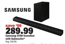 Meijer Samsung 370W Soundbar with Subwoofer offer