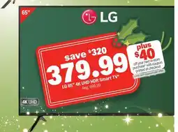 Meijer LG 65 4K UHD HDR Smart TV offer