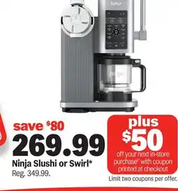 Meijer Ninja Slushi or Swirl offer