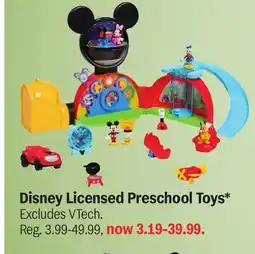 Meijer Disney Licensed Preschool Toys offer