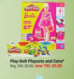 Meijer Play-Doh Playsets and Cans offer