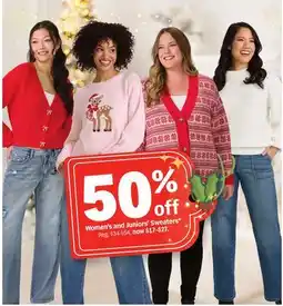 Meijer Women's and Juniors' Sweaters offer