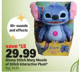 Meijer Disney Stitch Moods of Stitch Interactive Plush offer