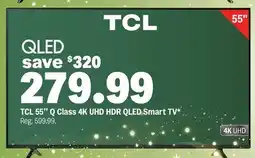 Meijer TCL 55'' Q Class 4K UHD HDR QLED Smart TV offer