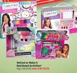 Meijer WeCool or Make It Real Boxed Activities offer