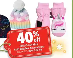 Meijer Falls Creek Kids' Cold Weather Accessories offer