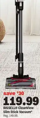 Meijer BISSELL CleanView Slim Stick Vacuum offer