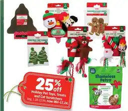 Meijer Holiday Pet Toys, Treats and Cat Scratchers offer