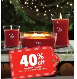 Meijer WoodWick Candles offer