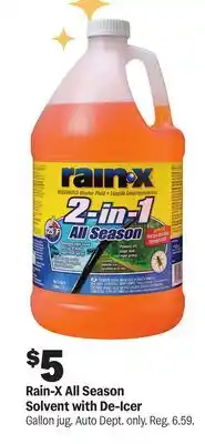 Meijer Rain-X All Season Solvent with De-Icer offer