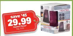 Meijer Heated Throw offer