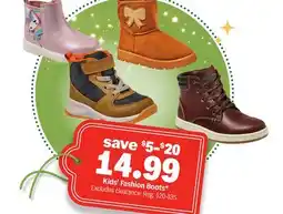 Meijer Kids' Fashion Boots offer