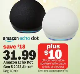 Meijer Amazon Echo Dot Gen 5 2022 Alexa offer