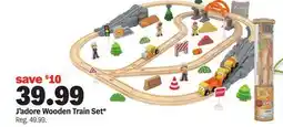 Meijer J'adore Wooden Train Set offer