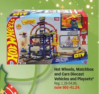 Meijer Diecast Vehicles and Playsets offer