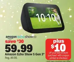 Meijer Amazon Echo Show 5 Gen 3 offer