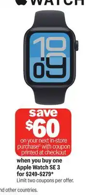 Meijer Apple Watch SE 3 offer