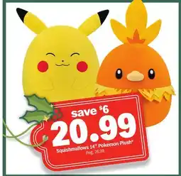 Meijer Squishmallows 14 Pokemon Plush offer