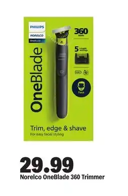 Meijer Norelco OneBlade 360 Trimmer offer