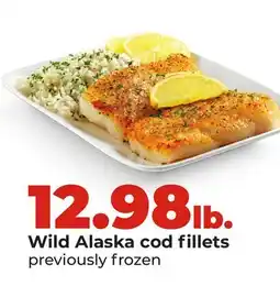 Hy-Vee Wild Alaska cod fillets offer