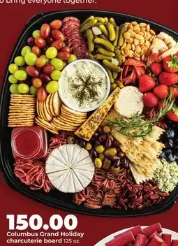 Hy-Vee Columbus Grand Holiday charcuterie board offer
