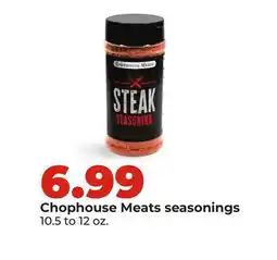 Hy-Vee Chophouse Meats seasonings offer