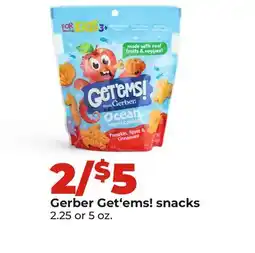 Hy-Vee Gerber Get'ems! snacks offer