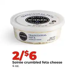 Hy-Vee Soirée crumbled feta cheese offer