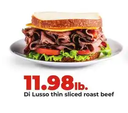 Hy-Vee Di Lusso thin sliced roast beef offer