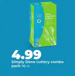 Hy-Vee Simply Done cutlery combo pack offer