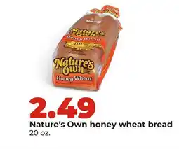 Hy-Vee Nature's Own honey wheat bread offer