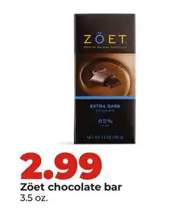 Hy-Vee Zöet chocolate bar offer