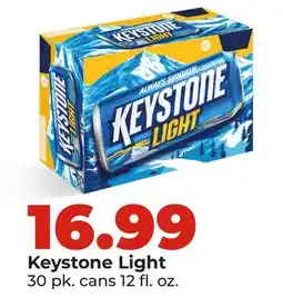 Hy-Vee Keystone Light offer