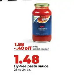 Hy-Vee Hy-Vee pasta sauce offer