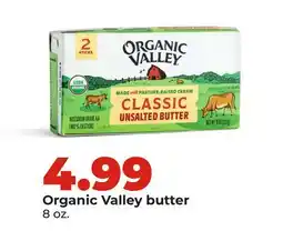 Hy-Vee Organic Valley butter offer